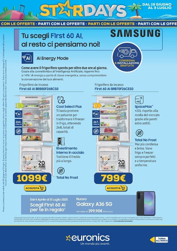 Volantino Euronics - 19/6/2025 - 3/7/2025. Pagina 4
