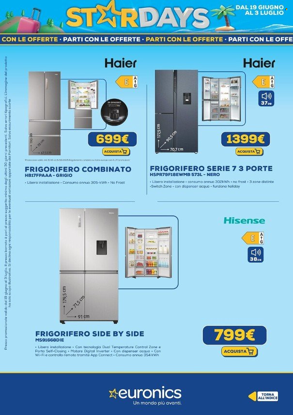 Volantino Euronics - 19/6/2025 - 3/7/2025. Pagina 5