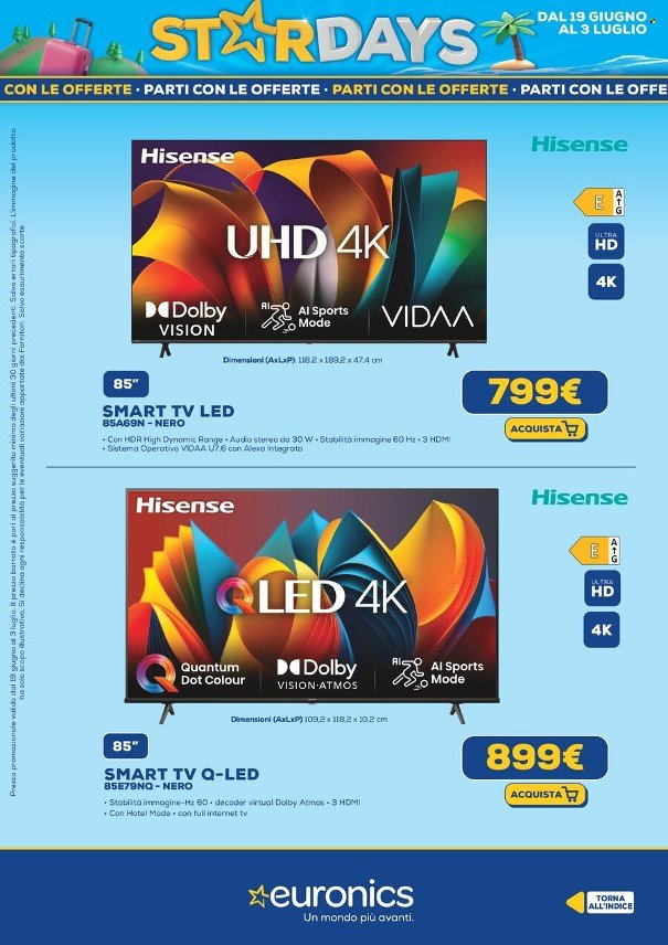 Volantino Euronics - 19/6/2025 - 3/7/2025. Pagina 9