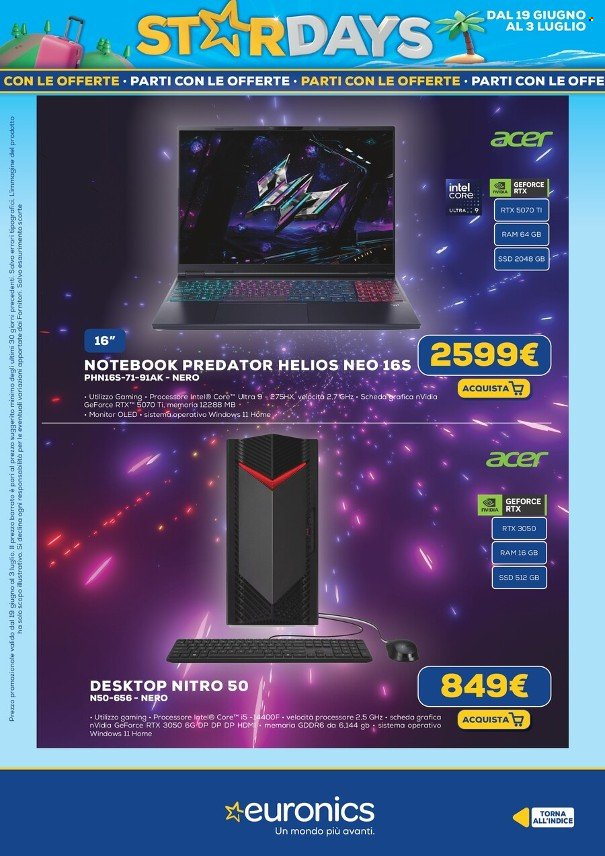 Volantino Euronics - 19/6/2025 - 3/7/2025. Pagina 16