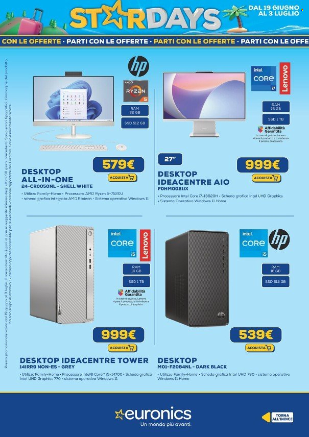 Volantino Euronics - 19/6/2025 - 3/7/2025. Pagina 17