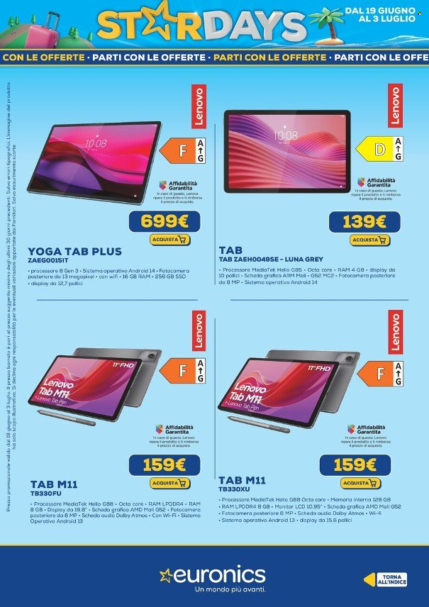 Volantino Euronics - 19/6/2025 - 3/7/2025. Pagina 18