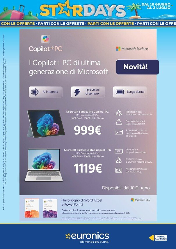 Volantino Euronics - 19/6/2025 - 3/7/2025. Pagina 19