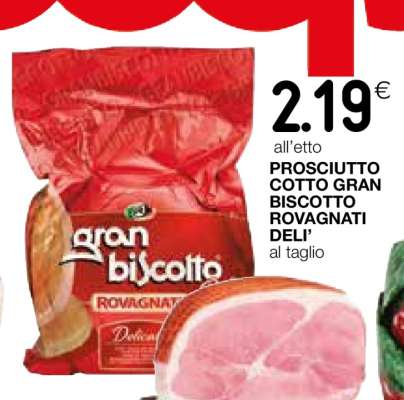 Prosciutto Cotto Gran Biscotto Rovagnati Deli