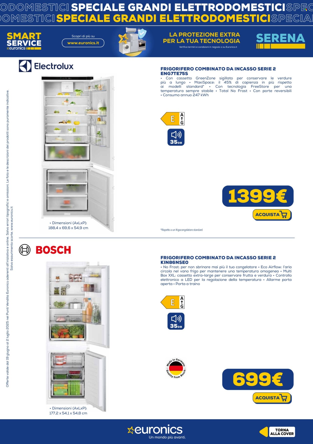 Volantino Euronics - 19/6/2025 - 2/7/2025. Pagina 7