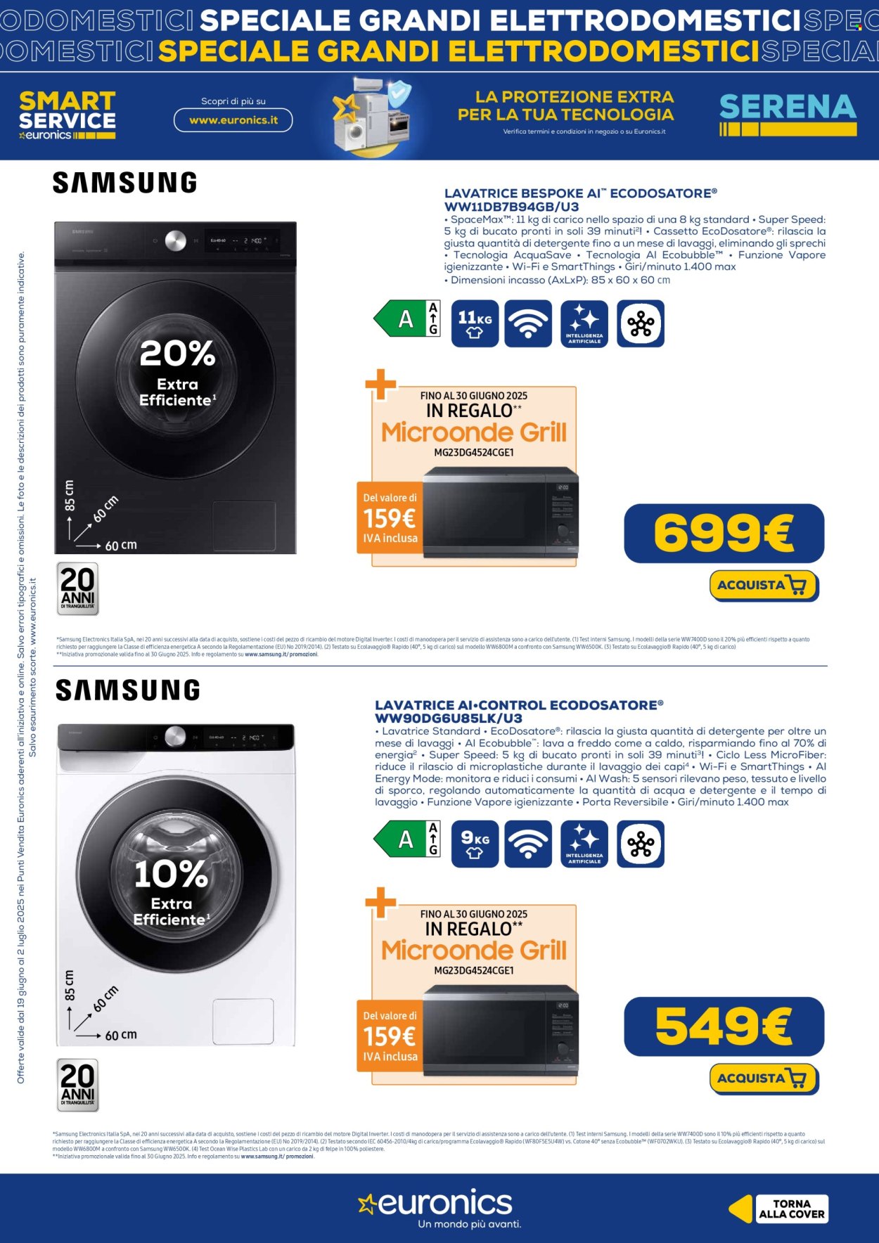 Volantino Euronics - 19/6/2025 - 2/7/2025. Pagina 8