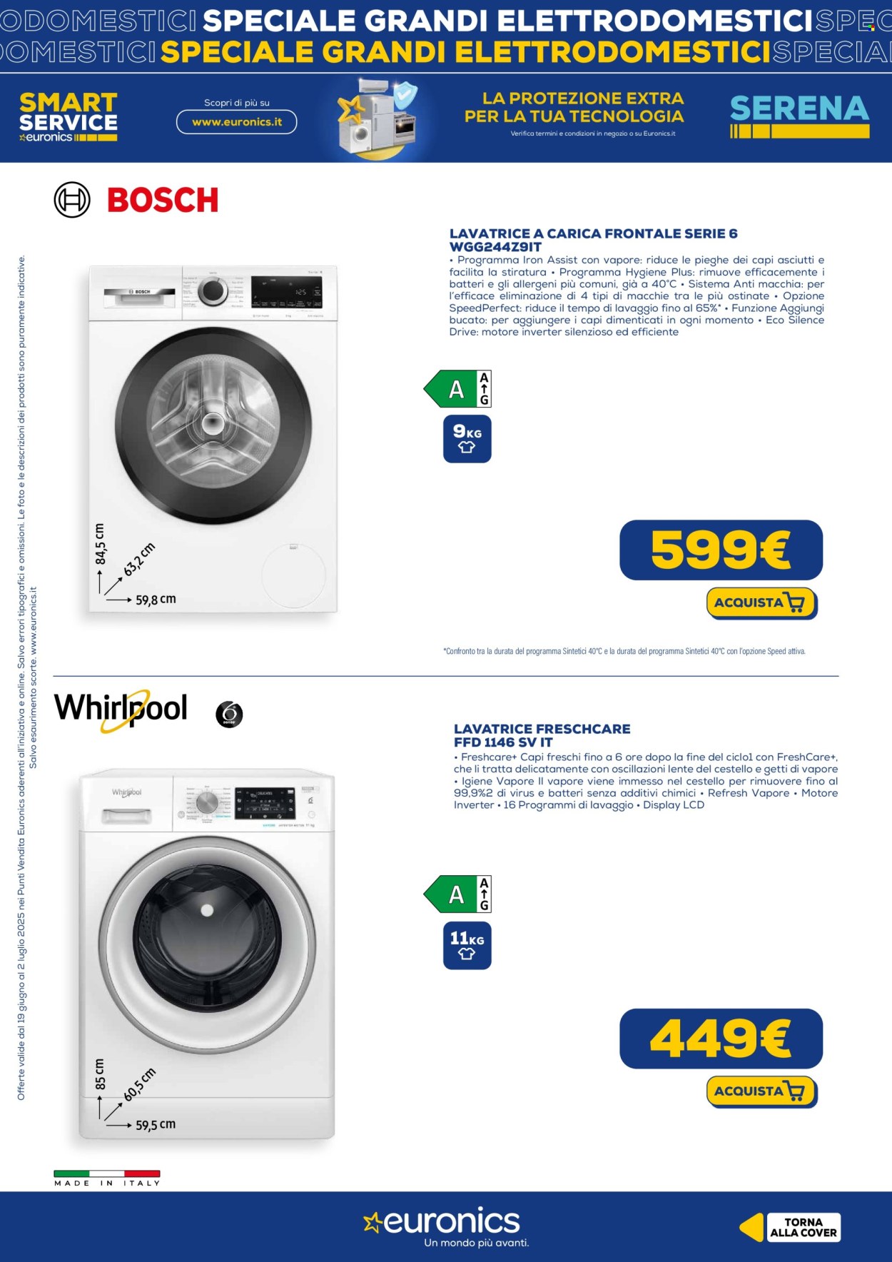 Volantino Euronics - 19/6/2025 - 2/7/2025. Pagina 9