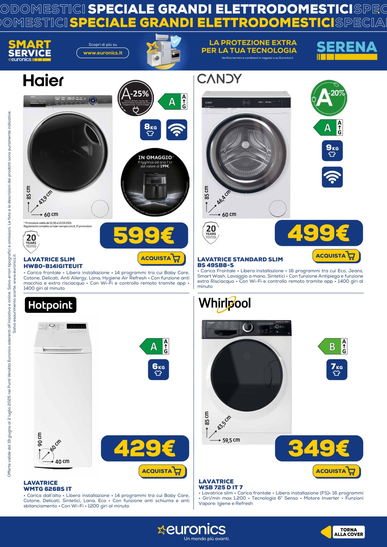 Volantino Euronics - 19/6/2025 - 2/7/2025. Pagina 11