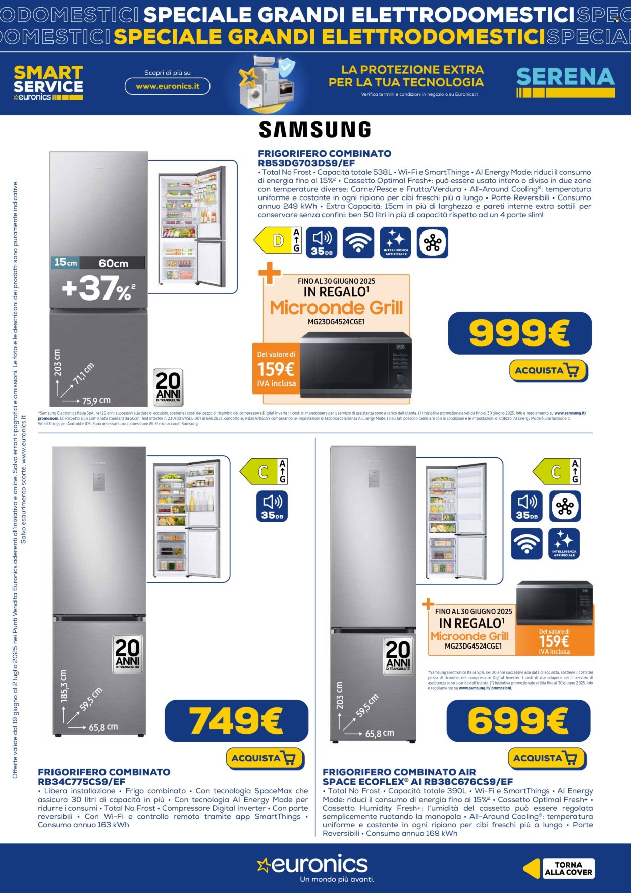Volantino Euronics - 19/6/2025 - 2/7/2025. Pagina 13