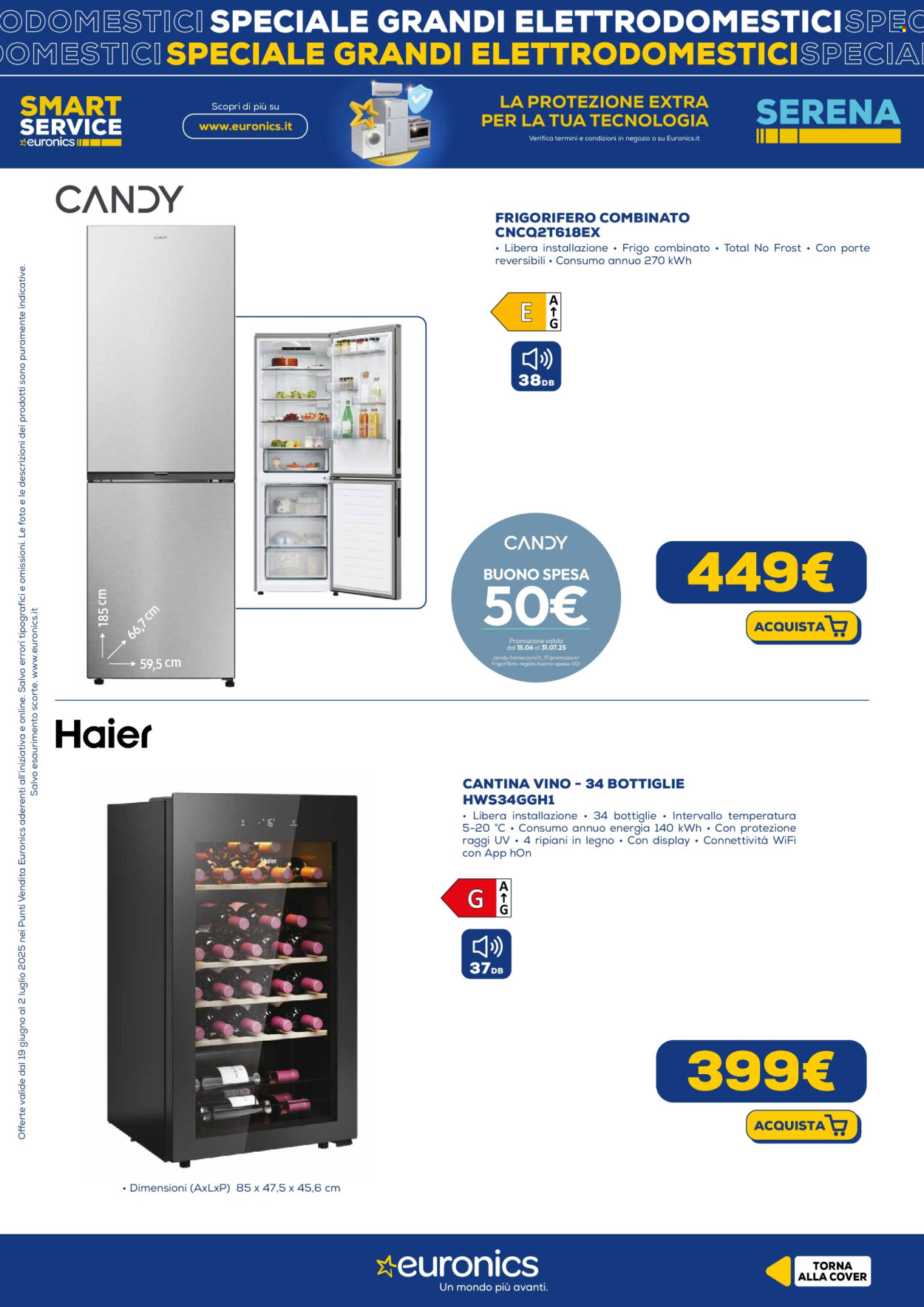 Volantino Euronics - 19/6/2025 - 2/7/2025. Pagina 15
