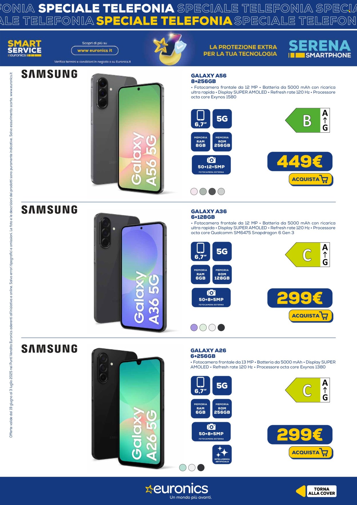 Volantino Euronics - 19/6/2025 - 3/7/2025. Pagina 5