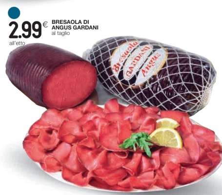 BRESAOLA DI ANGUS GARDANI