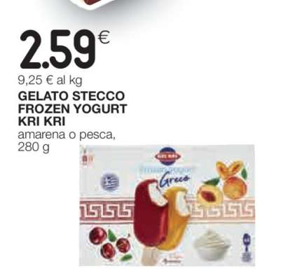 GELATO STECCO FROZEN YOGURT KRI KRI