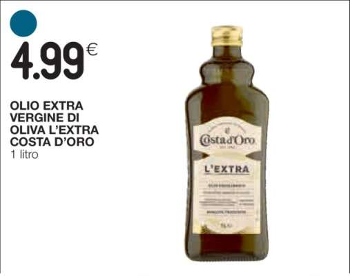 Olio Extra Vergine di Oliva L'Extra Costa d'Oro