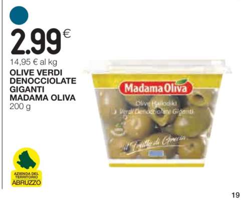 Olive Verdi Denocciolate Giganti Madama Oliva