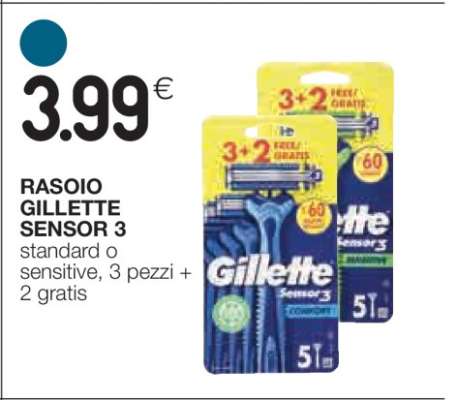RASOIO GILLETTE SENSOR 3