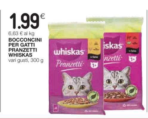 BOCCONCINI PER GATTI PRANZETTI WHISKAS