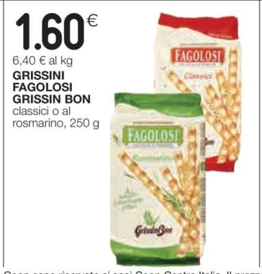 Grissini Fagolosi Grissin Bon