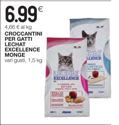 Croccantini per gatti Lechat Excellence Monge