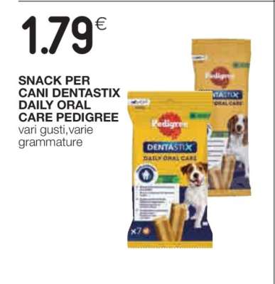 SNACK PER CANI DENTASTIX DAILY ORAL CARE PEDIGREE