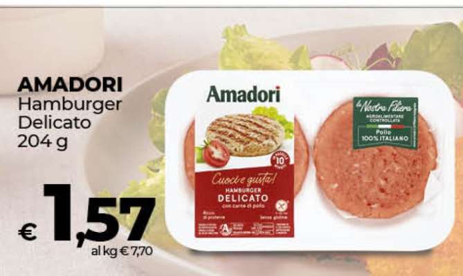 Amadori Hamburger Delicato