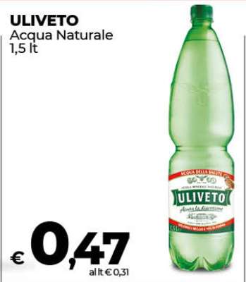 ULIVETO Acqua Naturale