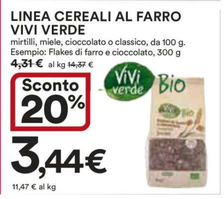 LINEA CEREALI AL FARRO VIVI VERDE