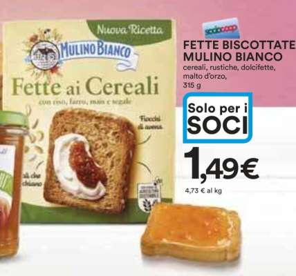 Fette Biscottate Mulino Bianco
