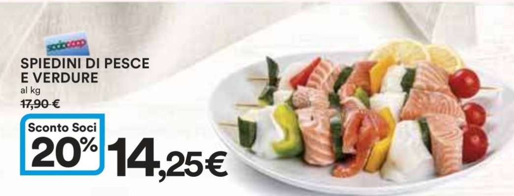 SPIEDINI DI PESCE E VERDURE