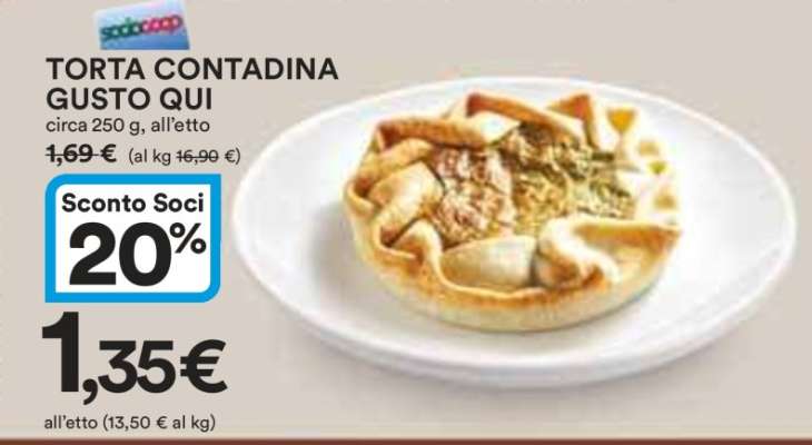 TORTA CONTADINA GUSTO QUI