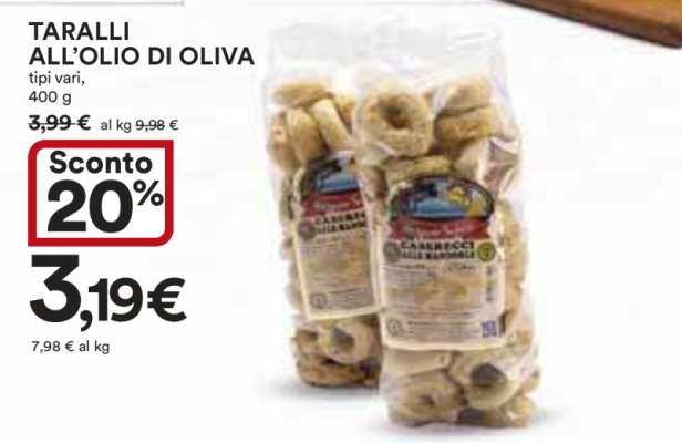 TARALLI ALL'OLIO DI OLIVA