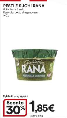 Pesti e Sughi Rana