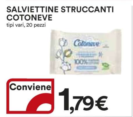 SALVIETTINE STRUCCANTI COTONEVE