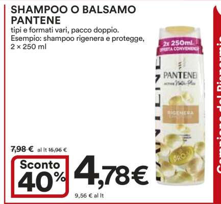 Shampoo o Balsamo Pantene