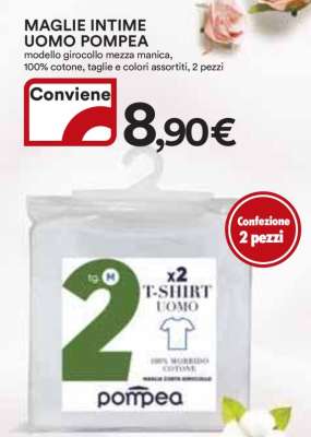 MAGLIE INTIME UOMO POMPEA