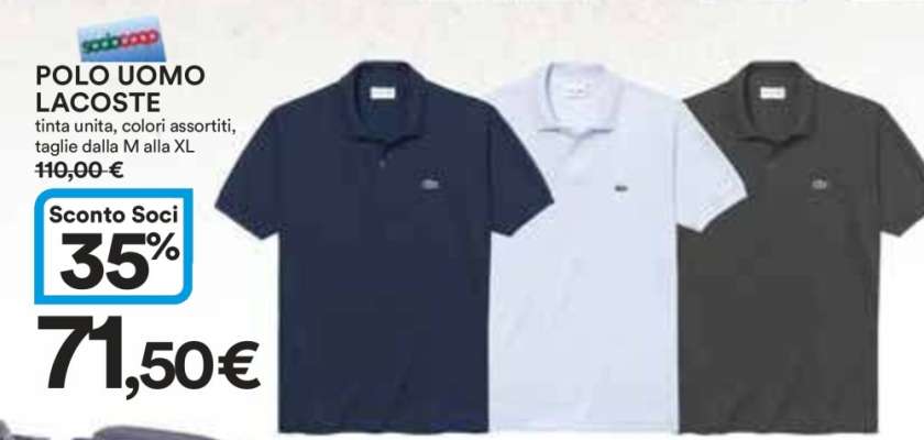 POLO UOMO LACOSTE