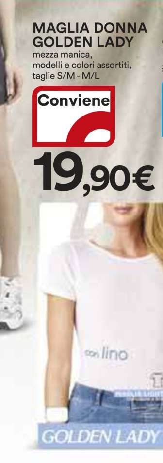 MAGLIA DONNA GOLDEN LADY