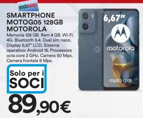 SMARTPHONE MOTOG05 128GB MOTOROLA