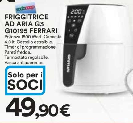 FRIGGITRICE AD ARIA G3 G10195 FERRARI