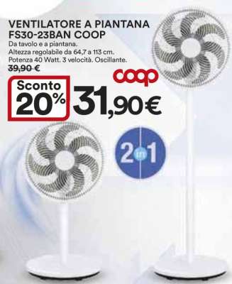 VENTILATORE A PIANTANA FS30-23BAN COOP