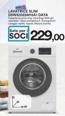 LAVATRICE SLIM DSW61025M15A1 DAYA