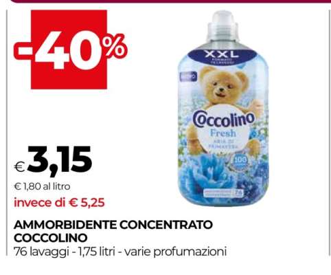 Ammorbidente Concentrato Coccolino