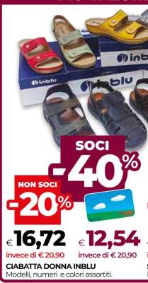 CIABATTA DONNA INBLU