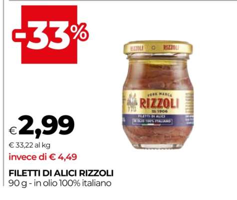 Filetti di Alici Rizzoli
