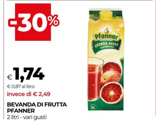 BEVANDA DI FRUTTA PFANNER