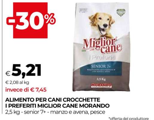 ALIMENTO PER CANI CROCCHETTE I PREFERITI MIGLIOR CANE MORANDO