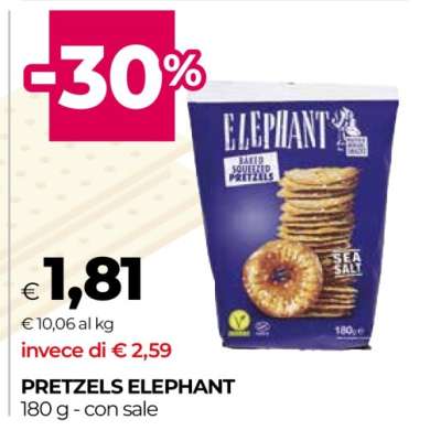 PRETZELS ELEPHANT