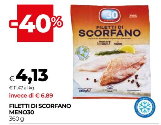 Filetti di Scorfano Meno30