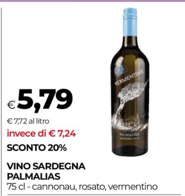 VINO SARDEGNA PALMALIAS