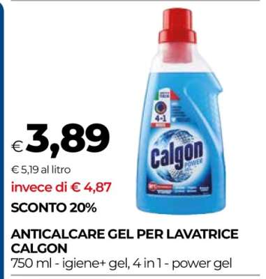 Anticalcare Gel per Lavatrice Calgon
